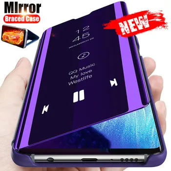 Mirror View Smart Flip case Pentru Redmi 9T Telefon Mobil Capac Pe Pentru Xiaomi Redmi 9T 9 T Redmi 9T Original Magnetic Fundas Caz