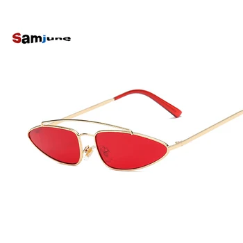 Ochi de pisica ochelari de Soare pentru Femei Brand de Lux de Designer Metal Originale Ochelari de Soare Pentru Femei vintage Oculos De Sol Feminino