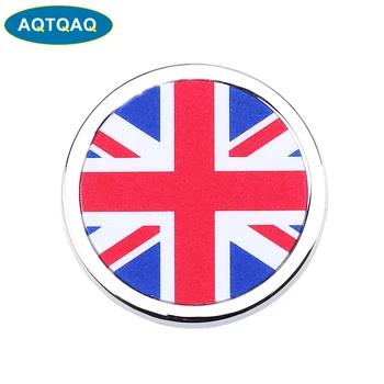 1 Buc Auto Exterioare Accesorii Anglia Flag Sticker Metalic MINI Rotund Emblema Pentru Toyota Rover Dodge Skoda