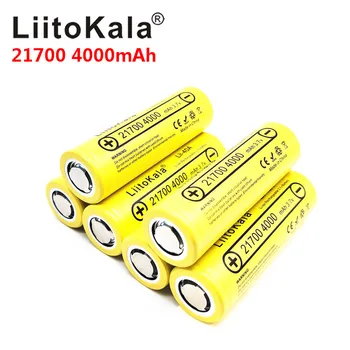 2020 LiitoKala Lii-40A 21700 4000mAh Li-Ni Baterie 3.7 V 40A pentru descărcare de gestiune de Mare Mod / Kit 3.7 V 15A putere 5C Rata de Descărcare de gestiune