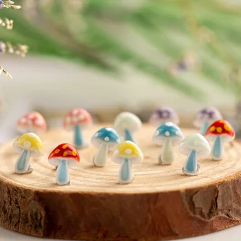Multicolor Ciuperci Ceramică Moda Cercei Cadou Știfturi de Ureche Bijuterii en-Gros Pentru Femei Fata #LY335