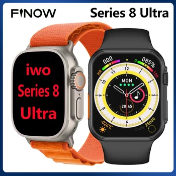 2022 Seria 8 iwo Ceas Ultra Smart Watch 2.02 inch Full Watch NFC 45mm Personalizate Cadrane reloj Smartwatch pentru Om Femeile PK IWO DT8