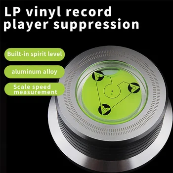 Universal 50 hz LP disc de Vinil placă Turnantă Stabilizator Player Disc cu Orizontale Aluminiu Greutate Clip Music Player