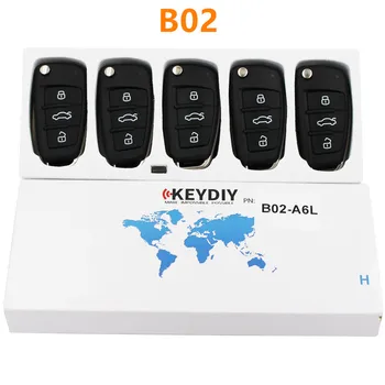 universal KD cheie de la distanță B02 pentru KD300 și KD900 KD-X2 pentru a produce orice model de la distanță 3 buton pentru keydiy