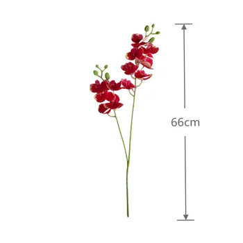 12 Capete de Imprimare 3D Latex Fluture Orhidee, Flori Artificiale Real Atinge Phalaenopsis Orhidee pentru Acasă Petrecerea de Nunta Decor