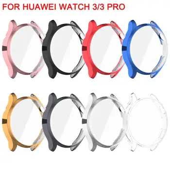 TPU Caz de Protecție Acoperă Pentru Huawei Watch3/watch3 Pro Bratara Cadru Cu Tempered Protector Film Pentru Huawei Watch 3 Caz Shell