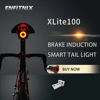 XLITE100 Biciclete stopuri Senzor Inteligent de Frânare Rearlights Frână de Detectare USB cu LED-uri Impermeabil de Încărcare stopurile din Spate