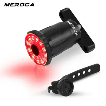 MEROCA WR-05 Biciclete Inteligent de Frânare Inducție Coada din Spate Lumina de Încărcare USB PC Coajă de Siguranță de Avertizare Accesorii pentru Biciclete Coada Lumina