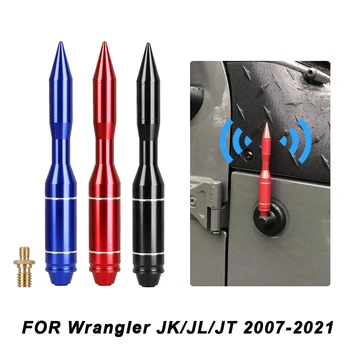 145mm 5.7 inch Masina Bullet Catargul Antenei Cu M8*1.5 Accesorii Pentru Jeep Wrangler JK/JL/JT 2007-2021 Negru Antena Auto