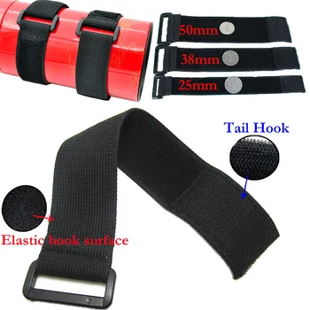 Personalizabil Elastic Inversă Catarama Magia Nailon Elastic Cârlig Buclă de Cablu Cravate Curele Lipicios Fixare Bandă липучки