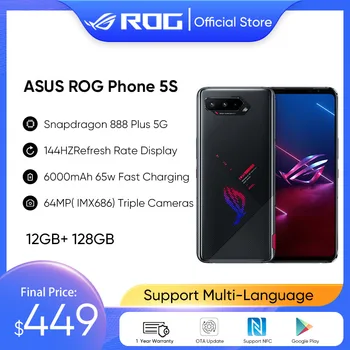 ASUS ROG 5s Telefoane 5S 5G celular Smartphone Snapdragon 888 Plus 6.78