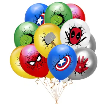 Marvel super-Erou Spider-Man, Hulk, Iron Man Balon Latex Petrecere de Ziua pentru Copii Avengers Tema Consumabile Partid Anime Baloane