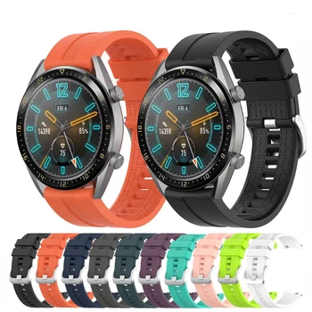 20mm 22mm Curea Silicon Pentru Huawei Watch GT2 Samsung Watch /de Viteze S3 /2 Active Sport Bratara Bratara Pentru Amazfit GTR/Stratos