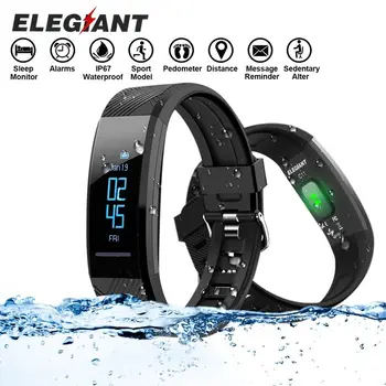 ELEGIANT C11 Ceas Inteligent IP67 rezistent la apa OLED Touchscreen, Bluetooth-Compatibil Sport Fitness brățară Brățară Femei Bărbați