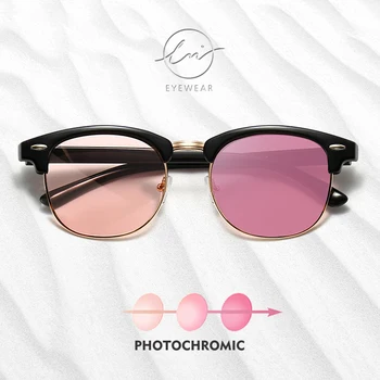 LM 2022 NOI Polarizate Fotocromatică Semi-fără ramă de ochelari de Soare Femei/Bărbați UV400 Clasic de Ochelari de culori Bomboane Ochelari de Soare gafas de sol