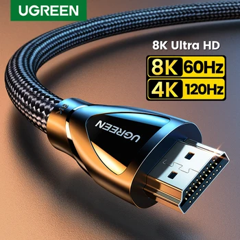 Ugreen Cablu HDMI pentru Xbox Seria X HDMI 2.1 Cablu 8K/60Hz 4K/120Hz HDMI Splitter pentru Xiaomi Mi Box PS5 HDR10+ 48Gbps HDMI 2.1