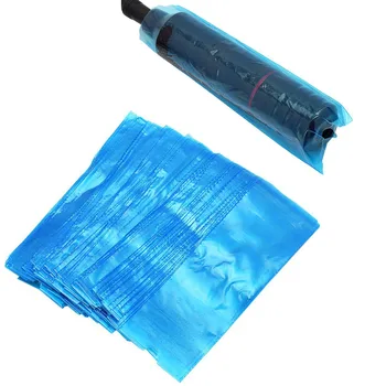 200 buc/lot Albastru Tatuaj Clip din Plastic Cablul Mâneci Pungi Alimentare de Unică folosință Cuprinde Pungi pentru Aparat de Tatuaj Tatuaj Accesoriu
