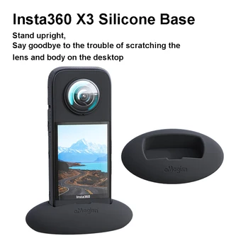 Pentru Insta360 X3 Bază De Silicon Desktop Fotografiere Pentru Insta360 X3 Accesorii