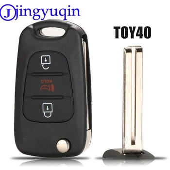 jingyuqin Cheie de la Distanță de Locuințe Pentru Hyundai I20 I30 IX35 I35 Accent, Kia Picanto Sportage K5 Pliere Cheia cu Telecomandă Caz