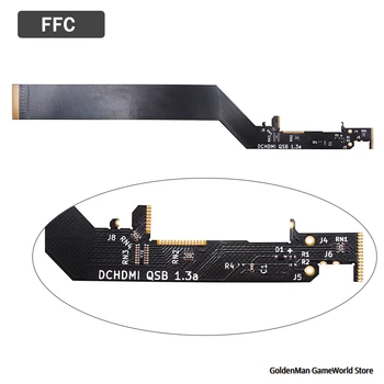 1080p DCHDMI kit Inlocuire Cablu Flexibil Cablu Plat FFC pentru DC consola Dreamcast