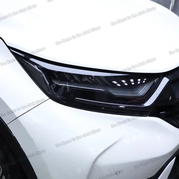 TPU Auto Negru Transparent Faruri Folie de Protecție Autocolant film pentru Honda crv cr-v 2017 2018 2019 2020 5-anti-scratch 2021