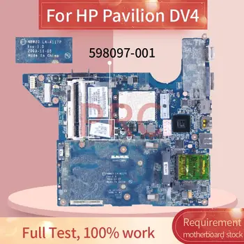 Pentru HP Pavilion DV4 Laptop Placa de baza 598097-001 LA-4117P Notebook DDR2 Placa de baza