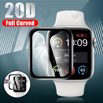 20D Curbat Folie de Protectie Pentru Apple Watch Inteligent 7 6 5 4 SE 3 2 1 41mm 45mm 40mm 44mm 38mm 42mm Moale Ecran Protector (Nu de Sticla