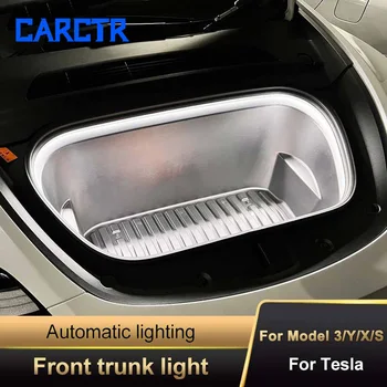 LED-uri Față Portbagaj Lumina de Striptease pentru Tesla Model 3 Y S X 2019-2022 RGB de Control de la Distanță Impermeabil Fata Lumina Modificat Accessori