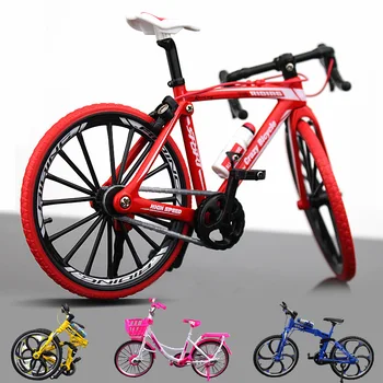 NOI Nebun Magic Finger Bike Creative Aliaj Model de Simulare Accesorii pentru Biciclete Biciclete Mini Jucărie Cadou Model de Bicicletă