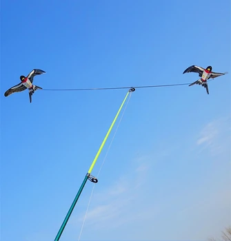 transport gratuit polul înghiți zmeu mini zmee care zboară pentru adulți linie zmeu 3d zmeu zmeu de buzunar pentru copii tijă de pescuit dinamic aripi