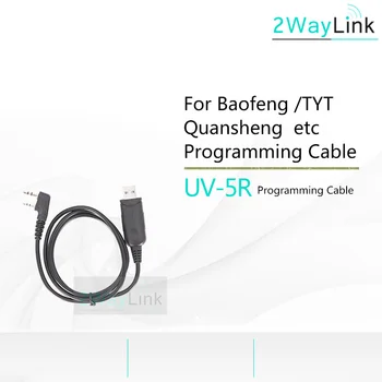 Ham Radio Baofeng UV-5R Radio, programe de televiziune prin Cablu pentru Walkie Talkie UV 5R Waki Taki UV-82 H77 Cablu USB GT-3 GT-3TP UV-5RTP TG-UV2