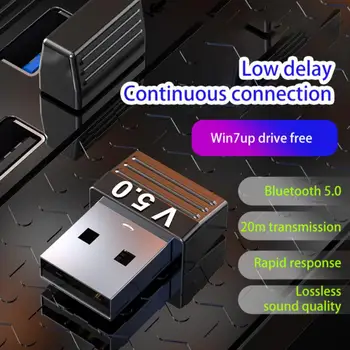 Noul Hot-Mini USB Bluetooth-Adaptor compatibil Computer compatibil Bluetooth Transmițător 5.0 Pentru PC Speaker de Calculator Mouse-ul de Laptop