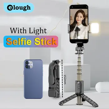 Elough Selfie Stick 360° Rotire Suport Wireless Bluetooth Telefon Mobil Trepied Pentru Huawei Samsung Xiaomi iOS Android Telefon Selfie