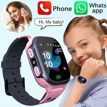 Rainteam Copii Ceasuri Numim Copii Ceas Inteligent Pentru Copii GPS SOS Impermeabil Ceas Smartwatch cu SIM Card Locație Tracker Copil