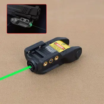 Tactic Reîncărcabilă Laser Pointer Verde Vedere Butonul/Inductiv Comutator Pentru Vanatoare, Airsoft Supermini Compact Full Size Pistol