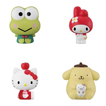 Sanrio Melodie Kt Pisica Pom Pom Purin Cifrele de Acțiune Figura Japoneză Asamblarea Jucării Drăguț Papusa Material Pvc Cadouri pentru Copii