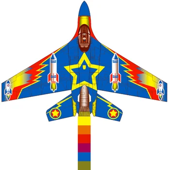 transport gratuit copii de avion zmeu linie pentru copii luptător zmeu în aer liber, jucării vânt zmeu parasuta nou zmeu aeronave accesoriu