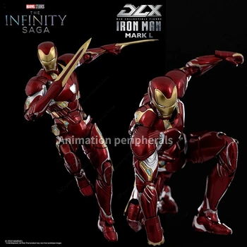 în stoc threezero DLX Iron Man MK50 mark L 1:12 MK46 Mașină de Război schelet din aliaj Figurine de Jucărie Cadou de Colectare Hobby