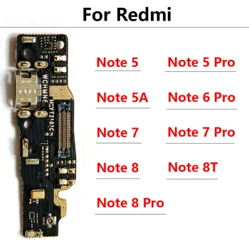 Încărcător de Bord PCB Flex Pentru Redmi Notă 8T 8 7 6 5 Pro Port USB Conector Dock de Încărcare Cablu Panglică