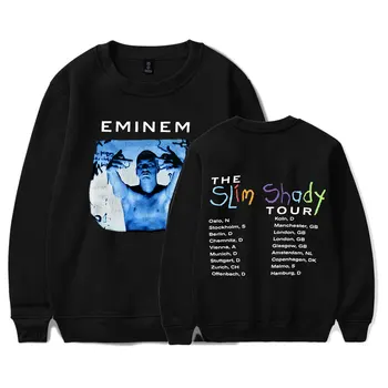 Vintage 1999 Eminem Slim Shady Tur De Imprimare Nou Crewneck Tricou Barbati Femei Cu Maneci Lungi De Lână Pulover De Trening Streetwear