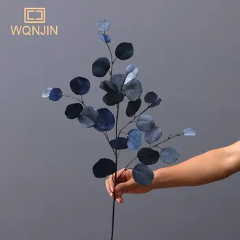 87cm Artificiale Eucalipt Buchet de Plastic Fals Plante Flori Frunze Pentru Casa de Locuit Vaza Decor Nunta, Petrecere de Aniversare Consumabile