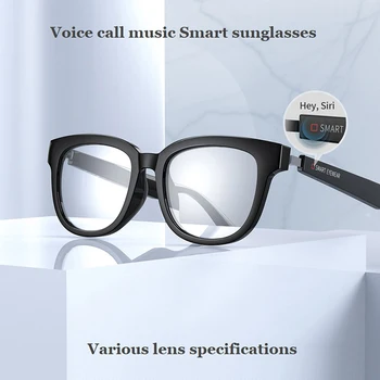 Upgrade Bluetooth 5.0 Ochelari Inteligente Muzică Vocală Apel de ochelari de Soare Poate Fi Asortat Cu Lentile Compatibile IOS Android