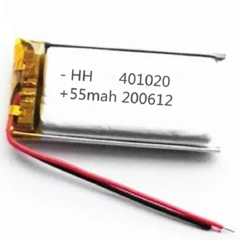 3.7 v 55mah 401020 Litiu-polimer Li-po Baterie Reîncărcabilă Pentru Jucarii Cars difuzor Bluetooth setul cu cască Bluetooth produse digitale