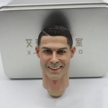 1/6 Scară Cristiano Ronaldo dos Santos Aveiro de sex Masculin Sculpta Modelul din PVC, Cap, Gât Lung se Potrivesc pentru 12in Figura de Acțiune Corpul zâmbet Papusa