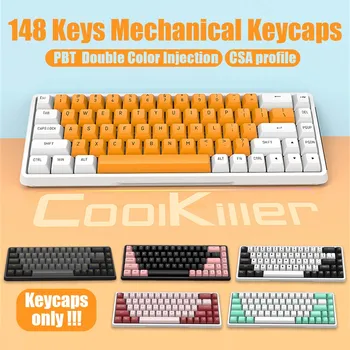 148 Chei/Set Personalizat Tastatură Mecanică Taste DIY PBT Tastelor ESC Profil pentru Gaming Keyboard Tasta Caps pentru MX Comutator