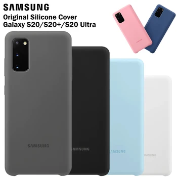 Oficial Samsung Original Silicon De Protecție Caz Acoperire Pentru Galaxy S20 Ultra S20 S20+ S20 Plus Carcase Telefon Mobil