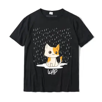 WAP Umed Păsărică Pisică În Ploaie Parodie Amuzant Tricou Tricouri Europa Plina Zi de Crăciun pentru Bărbați Tricou Europa Bumbac