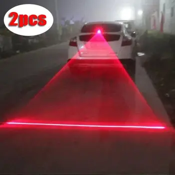 Masina de motociclete Auto LED Laser Lumina de Ceață автомобильные товары Anti-Coliziune Stopul de Frână Lampa de Avertizare auto de mărfuri