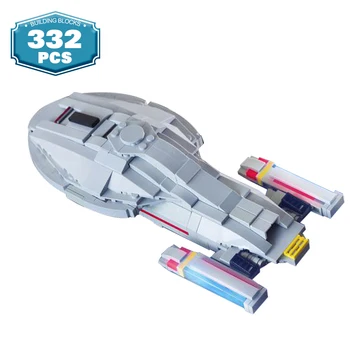 Spațiu NOU Film Călătoriile Voyagered nave Spațiale Buliding Bloc Militar Model Jucării High-tech Nava de Construcție Jucării pentru Băieți