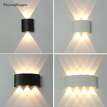 Simplu cu LED-uri Lampă de Perete ABS Interioare Dormitor, Living Lămpi de Perete Studiu Culoar de Fundal de Perete Home Decor de Perete de lumină Nu rezistent la apa